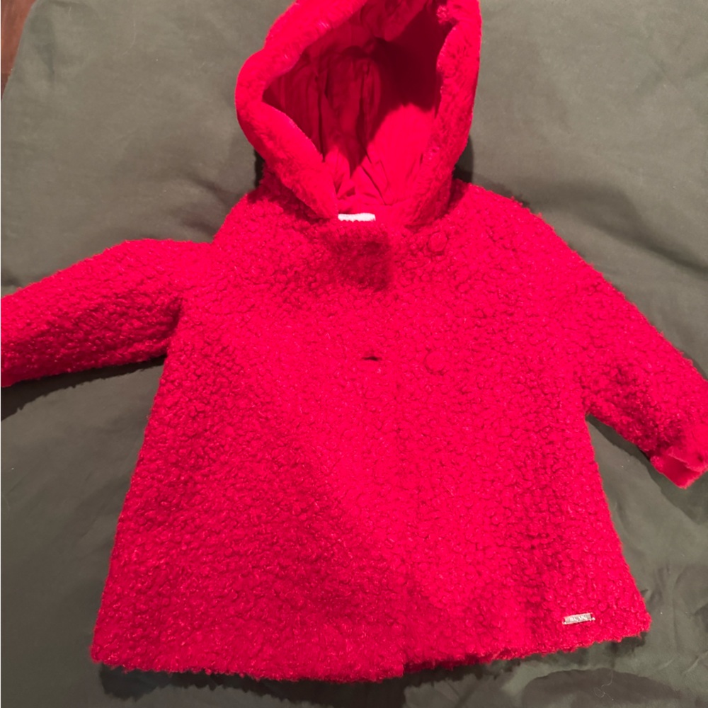 Mayoral Coat- Red 24 Months